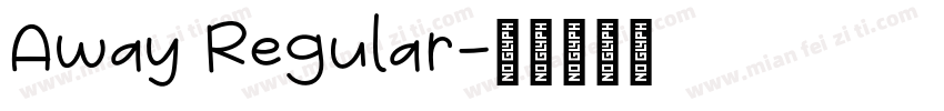 Away Regular字体转换